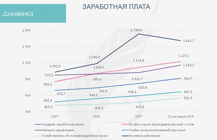 зарабатная плата БДУ БГУ заработная плата